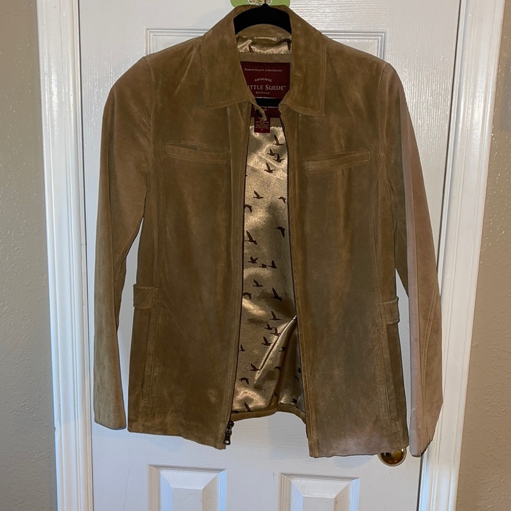 Eddie Bauer suede jacket